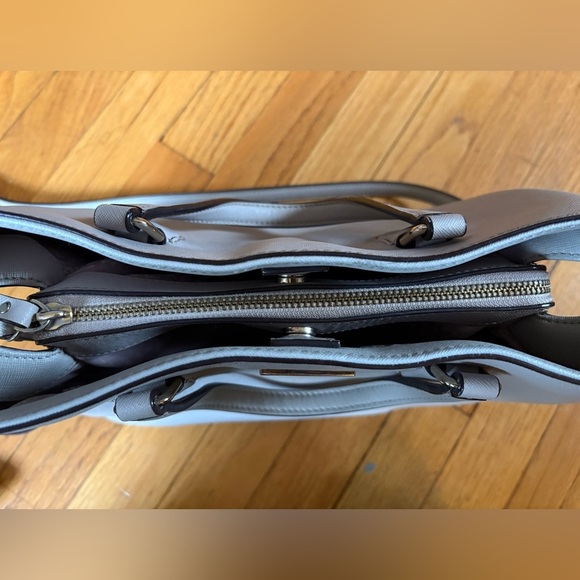 Kate Spade Evangelie Laurel Way Satchel, Saffiano Leather Crossbody Purse. - Picture 11 of 14